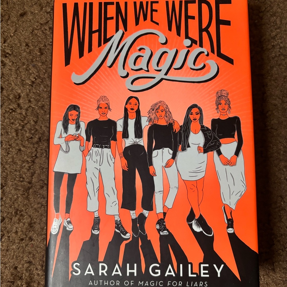'When We Were Magic' Book - Orange Cover